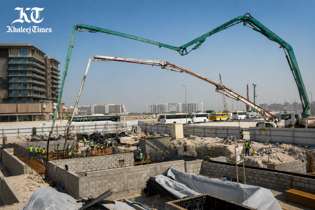 Active construction site at Ramada Residences by Wyndham Dubai Islands